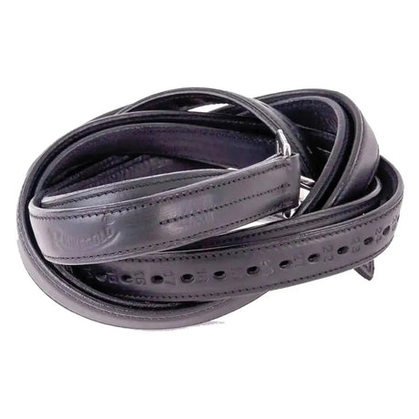 Rhinegold Bonded Stirrup Leathers Black 54" Stirrup Leathers Barnstaple Equestrian Supplies