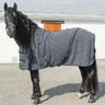 Rhinegold Box Weave Cooler Rug 5'3" Grey/Black Rhinegold Stable Rugs Barnstaple Equestrian Supplies