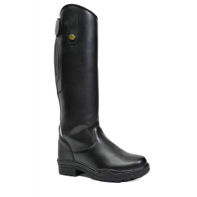 Rhinegold Childrens Nebraska Synthetic Riding Boot - 13 (33) - Long Riding Boots