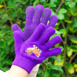 Rhinegold Childrens Pony Design Magic Gloves Black Childs One Size Riding Gloves Barnstaple Equestrian Supplies