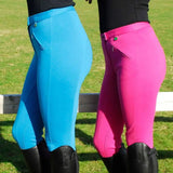 Rhinegold Childs Jodhpurs Essential Everyday with Inside Pocket Raspberry 20" Jodhpurs Barnstaple Equestrian Supplies