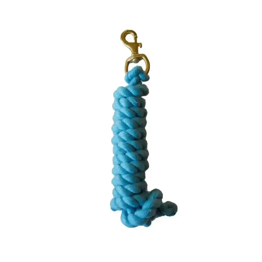 Rhinegold Cotton Lead Ropes Baby Blue Lead Ropes