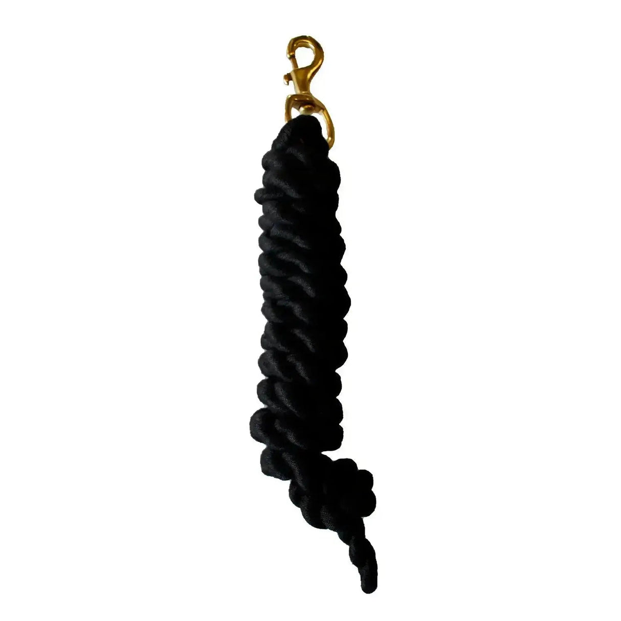 Rhinegold Cotton Lead Ropes Black Rhinegold Headcollars & Leadropes Barnstaple Equestrian Supplies