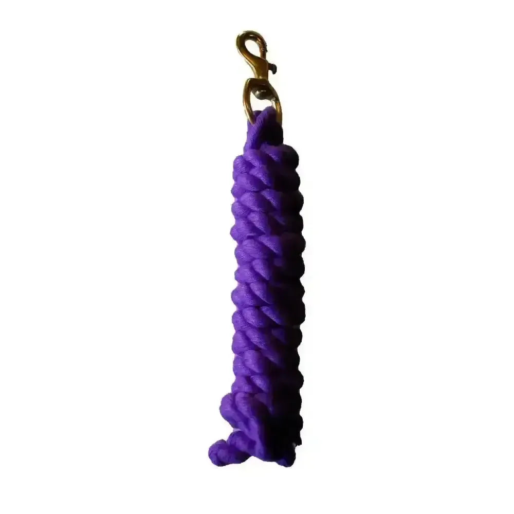 Rhinegold Cotton Lead Ropes Purple Lead Ropes
