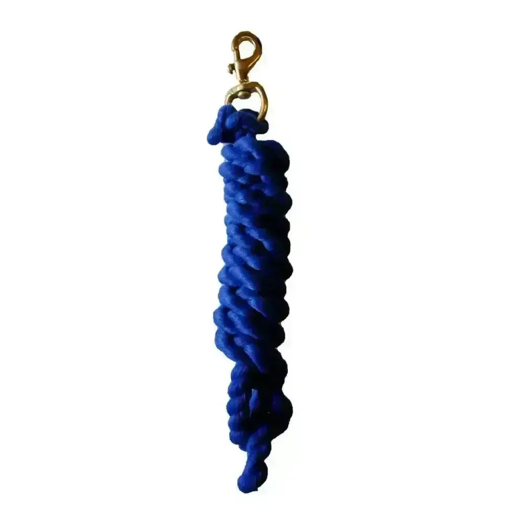 Rhinegold Cotton Lead Ropes Royal Blue Lead Ropes