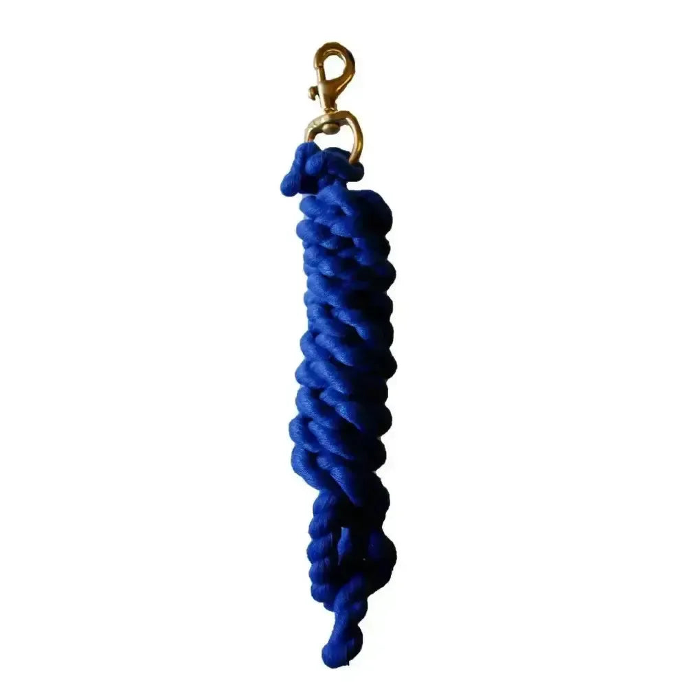 Rhinegold Cotton Lead Ropes Royal Blue Lead Ropes