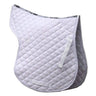 Rhinegold Cotton Quilted GP Numnah White Cob Rhinegold Saddle Pads & Numnahs Barnstaple Equestrian Supplies