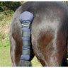 Rhinegold Cotton Quilted Tailguard Navy Rhinegold Tail Guards & Bandages Barnstaple Equestrian Supplies
