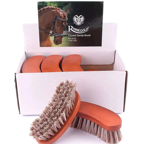 Rhinegold Curved Dandy Brush Rhinegold Brushes & Combs Barnstaple Equestrian Supplies