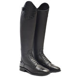 Rhinegold De-Luxe Leather Riding Boots With Mock Croc Trim 36 EU / 3 0 Long Riding Boots