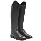 Rhinegold De-Luxe Leather Riding Boots With Mock Croc Trim 36 EU / 3 0 Long Riding Boots