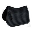 Rhinegold Diamante Channel Quilt GP Saddle Pad Black Pony Saddle Pads