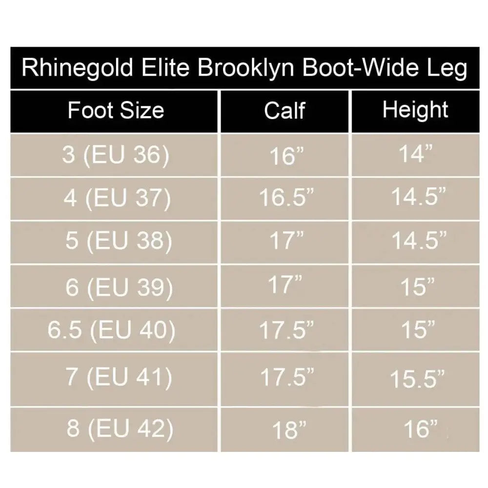 Rhinegold Elite Brooklyn Leather Country Boots Wide BROWN 3(EU36) Country Yard Boots Barnstaple Equestrian Supplies