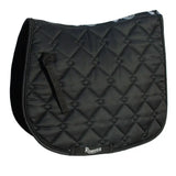 Rhinegold Elite Diamond Saddle Pad Black Cob Saddle Pads & Numnahs Barnstaple Equestrian Supplies