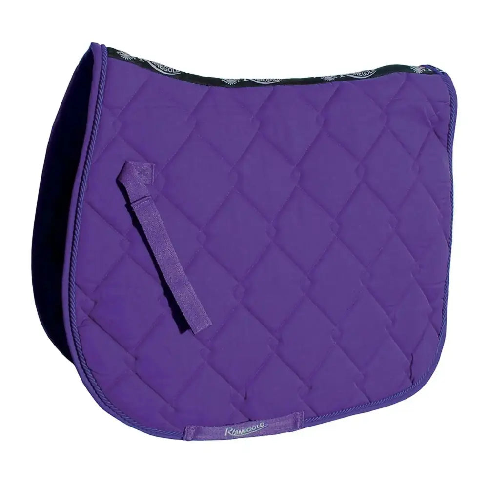 Rhinegold Elite Diamond Saddle Pad Purple Cob Saddle Pads & Numnahs Barnstaple Equestrian Supplies