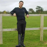 Rhinegold Elite Mens Thermal Breeches Black 30" Breeches