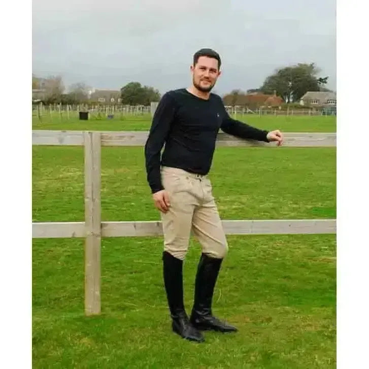 Rhinegold Essential Mens Breeches Beige 30" Breeches