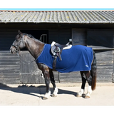 Rhinegold Fixed Chest Fleece Ride-On Rug 5'0 Navy Exercise Sheets