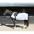 Rhinegold Fixed Chest Mesh Ride-On Rug 5'0 White Ride On Fly Rugs