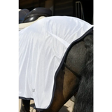 Rhinegold Fixed Chest Mesh Ride-On Rug 5'0 White Ride On Fly Rugs