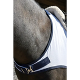 Rhinegold Fixed Chest Mesh Ride-On Rug 5'0 White Ride On Fly Rugs