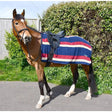 Rhinegold Fleece 3/4 Ride-On Exercise Rug Pony Burgundy Exercise Sheets Barnstaple Equestrian Supplies