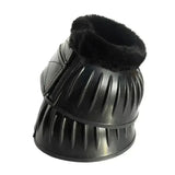 Rhinegold Fleece Trim Flexi Rubber Over Reach Boots Small Over Reach Boots