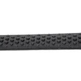 Black rubber grip with raised dots for traction on rhinegold flexible grip rubber reins for better control