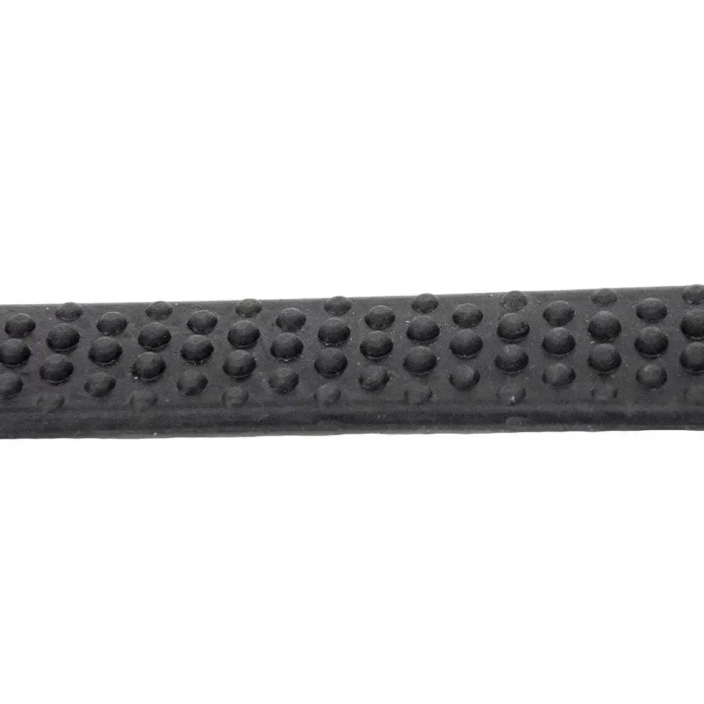 Rhinegold Flexible Grip Rubber Reins Black Rubber Reins