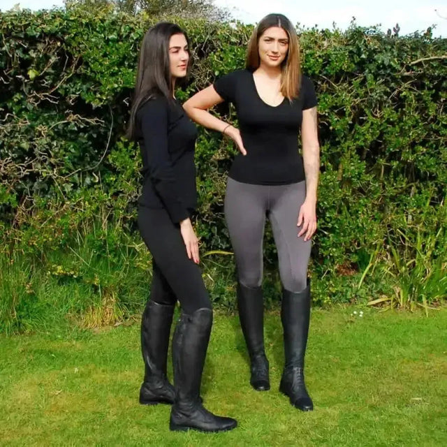 Rhinegold Full Seat Performance Tights Black 8 Riding Tights