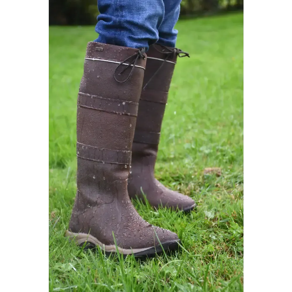 Rhinegold Harlem Leather Waterproof Country Boots 36 EU / 3 Country Boots