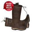 Rhinegold Harlem Leather Waterproof Country Boots 36 EU / 3 Country Boots