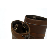 Brown leather boots with laces from Rhinegold, perfect leather country boots