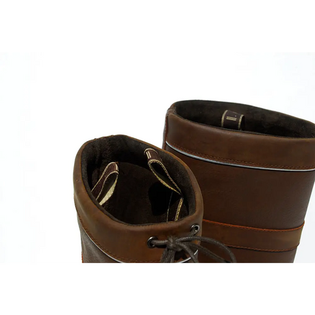 Brown leather boots with laces from Rhinegold, perfect leather country boots