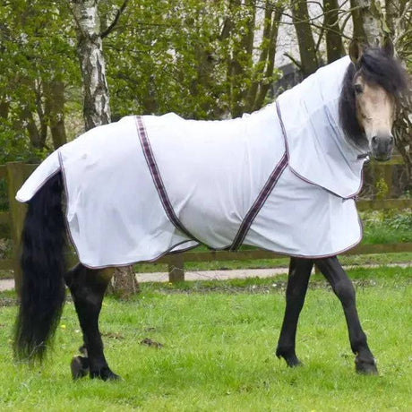 Rhinegold Kenya Mesh Fly Rug With Neck Cover 4'6" Rhinegold Fly Rugs Barnstaple Equestrian Supplies