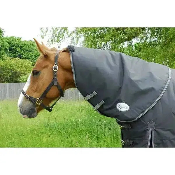 Rhinegold Konig Neck Covers Black Extra Small Neck Covers Barnstaple Equestrian Supplies