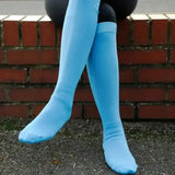 Rhinegold Ladies Performance Summer Riding Socks mid Blue One Size Riding Socks