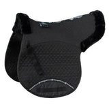 Rhinegold Luxe Fur Numnah Pony Black / Black Numnahs