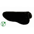 Black faux fur pile seat saver rhinegold luxury seat saver with plush soft texture and contoured comfort shape