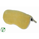 Soft yellow faux fur horse saddle pad with white trim rhinegold luxury seat saver fur pile seat saver