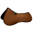Rhinegold Memory Foam Half Pad 3D Mesh Spine Pony Brown Corrective Saddle Pads