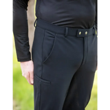 Rhinegold Mens Waterproof Winter Breeches 30 Black Breeches