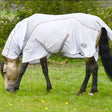 Rhinegold Mombasa Waterproof Topline Fly Rug With Neck Cover Grey 4'6" Waterproof Fly Rugs Barnstaple Equestrian Supplies