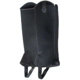 Rhinegold Neoprene Gaiters Black Large Chaps & Gaiters Barnstaple Equestrian Supplies