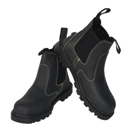 Rhinegold Nero Steel Toe Cap Boots Black 9 Short Boots