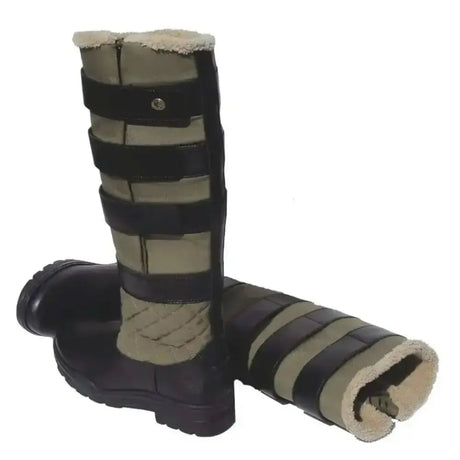 Rhinegold Nevis Winter Boots Black/Sand 3 (36) Yard Boots