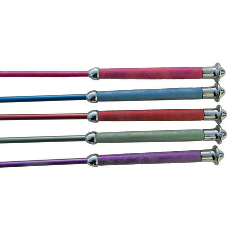 Rhinegold Pearlised Schooling Whip Blue Riding Crops & Whips Barnstaple Equestrian Supplies