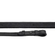 Black rhineland pimple grip reins with textured pimple grip and sleek metal buckle for a secure hold