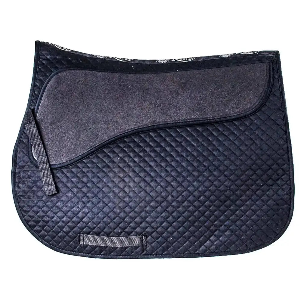 Rhinegold Pressure Pad Saddle Cloth Black One Size/Full Saddle Pads & Numnahs Barnstaple Equestrian Supplies