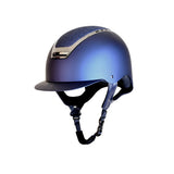 Rhinegold Pro Carbon Riding Helmet Hat Navy/Glitter 52cm (6 3/8) Riding Hats